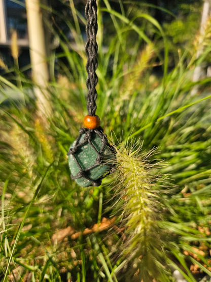 Natural Caged Crystal Necklace