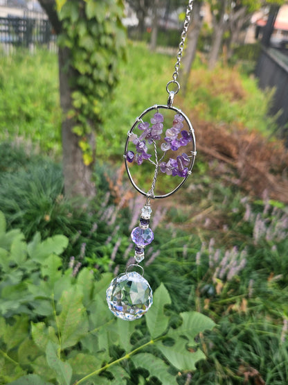 Oval Tree of Life Suncatcher