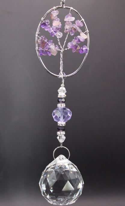 Oval Tree of Life Suncatcher