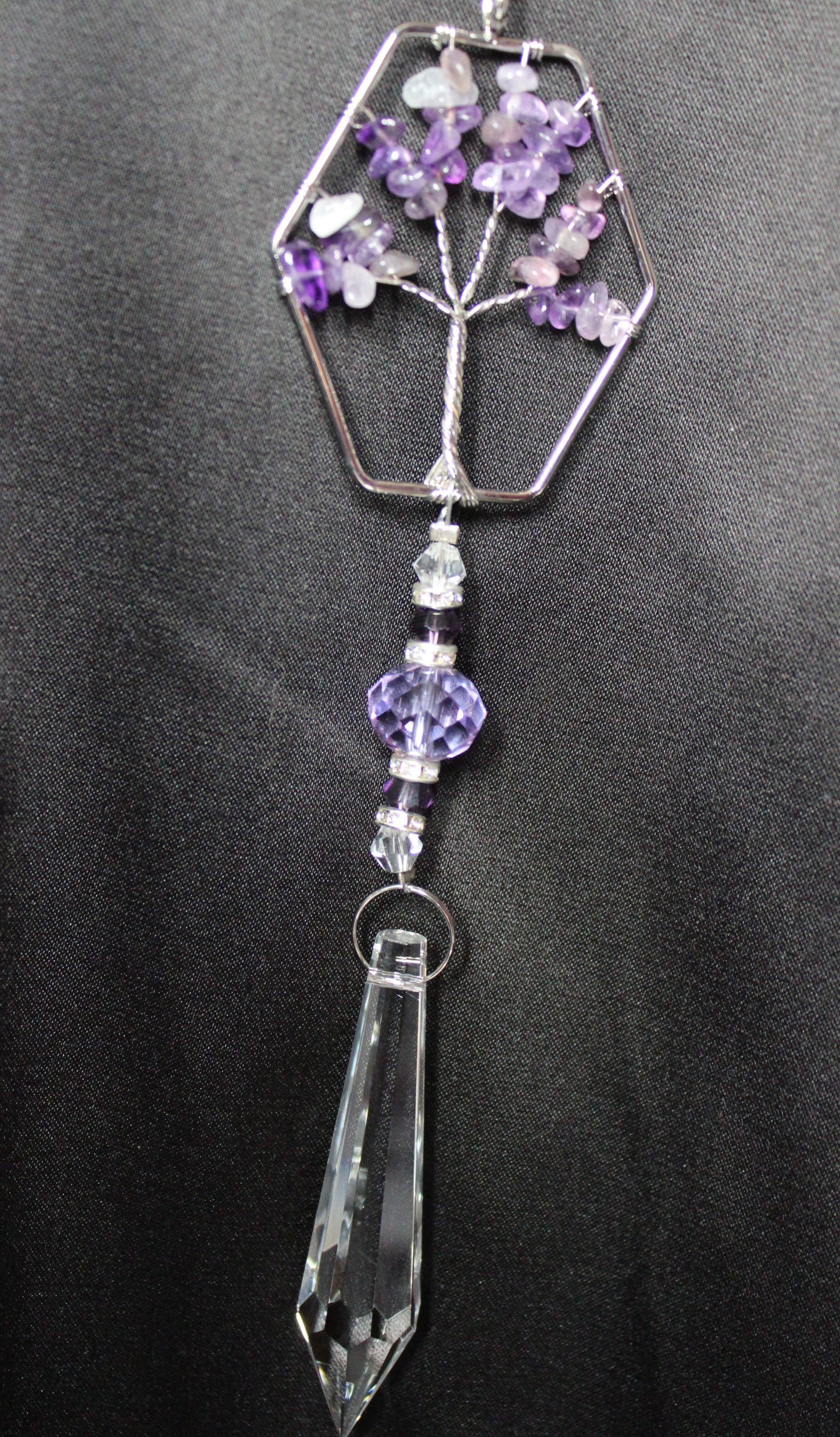 Amethyst Tree of Life Suncatcher