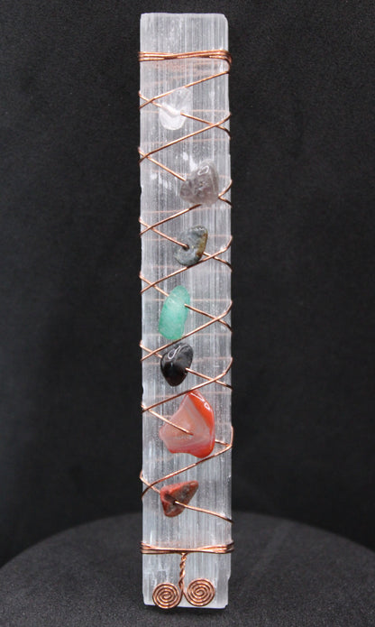 Selenite Chakra Charging Wand